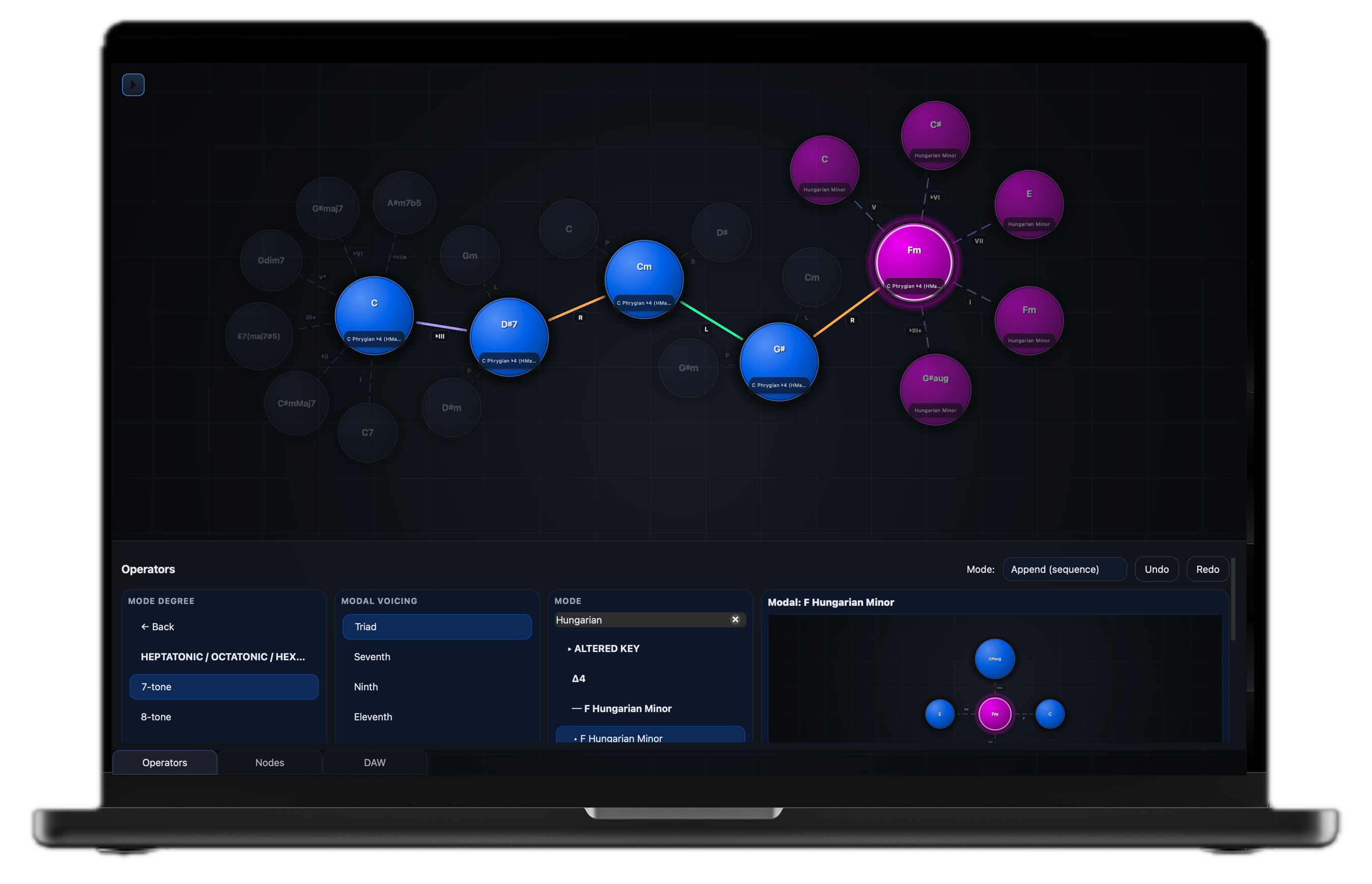 Intervals demo screenshot